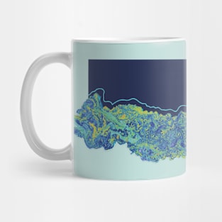 Abstract Coral Reef Mug